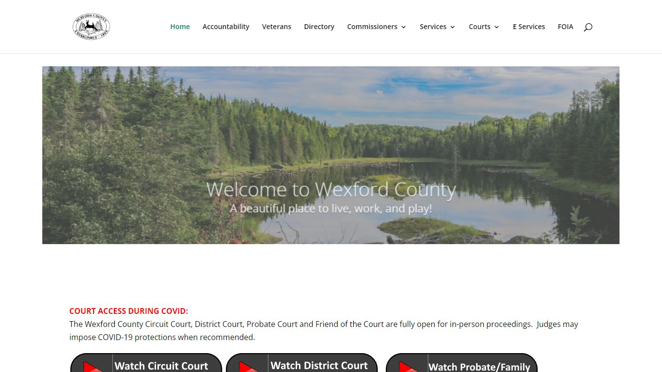 Wexford County Michigan | Welcome to Wexford County Michigan.
